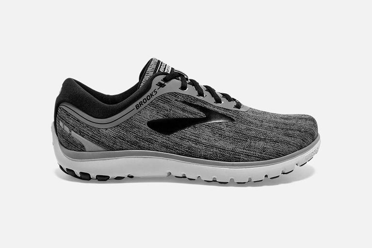 Brooks PureFlow 7 Road Running Shoes - Men's - Grey (32861-VTIS)